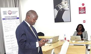 KETRA's Ag. CEO, Samuel Chemisto, HSC, welcoming Board members and Staff on day two (17.6.2026) of the exercise.
